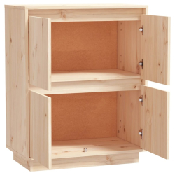 Szafka, 60 x 34 x 75 cm, lite drewno sosnowe