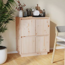 Szafka, 60 x 34 x 75 cm, lite drewno sosnowe
