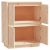 Szafka, 60 x 34 x 75 cm, lite drewno sosnowe