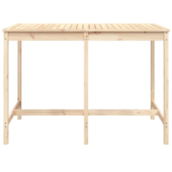 Stół ogrodowy, 159,5x82,5x110 cm, lite drewno sosnowe