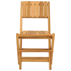 Składane krzesła ogrodowe, 2 szt., 47x61x90 cm, drewno tekowe