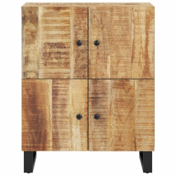 Szafka z 4 drzwiczek, 60x33x75 cm, lite drewno mango