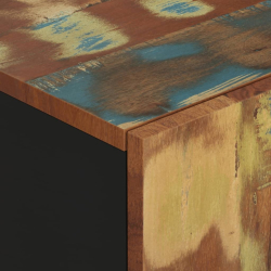 Szafka z 2 drzwiczek, 90x33x75 cm, lite drewno z odzysku