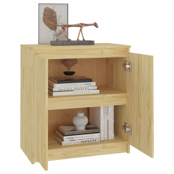 Szafka, 60x36x65 cm, lite drewno sosnowe