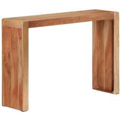 Stolik konsolowy, 110x30x76 cm, lite drewno akacjowe