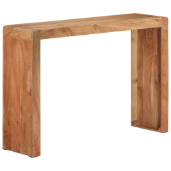 Stolik konsolowy, 110x30x76 cm, lite drewno akacjowe