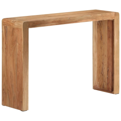 Stolik konsolowy, 110x30x76 cm, lite drewno akacjowe