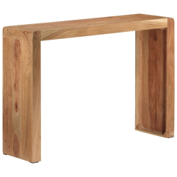 Stolik konsolowy, 110x30x76 cm, lite drewno akacjowe