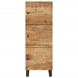 Szafka z 3 drzwiczek, 40x33x110 cm, lite drewno mango i żelazo