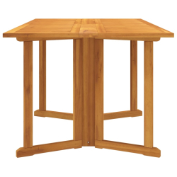 Składany stół ogrodowy, 150x90x75 cm, lite drewno tekowe