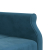 Sofa rozkładana L, niebieska, 271x140x70 cm, aksamit