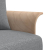 Sofa rozkładana L, jasnoszara, 279x140x70 cm, tkanina