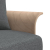 Sofa rozkładana L, ciemnoszara, 279x140x70 cm, tkanina