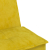 Sofa rozkładana L, żółta, 255x140x70 cm, aksamit
