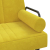 Sofa rozkładana L, żółta, 260x140x70 cm, aksamit
