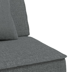 Sofa rozkładana L, ciemnoszara, 255x140x70 cm, tkanina