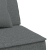 Sofa rozkładana L, ciemnoszara, 255x140x70 cm, tkanina