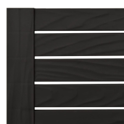 Leżaki, 2 szt., czarne, 155x58x83 cm, polipropylen