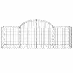 Kosze gabionowe, 40 szt, 200x50x60/80 cm, galwanizowane żelazo