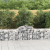 Kosze gabionowe, 40 szt, 200x50x60/80 cm, galwanizowane żelazo