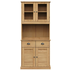 Kredens VIGO, 78x40x175 cm, lite drewno sosnowe