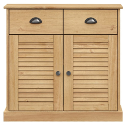 Kredens VIGO, 78x40x175 cm, lite drewno sosnowe