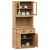 Kredens VIGO, 78x40x175 cm, lite drewno sosnowe
