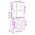 Kredens VIGO, 78x40x175 cm, lite drewno sosnowe