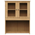 Kredens VIGO, 78x40x175 cm, lite drewno sosnowe