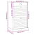 Szafka na buty VIGO, 60x35x96 cm, lite drewno sosnowe