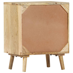 Szafka nocna, 40x30x50 cm, lite drewno mango