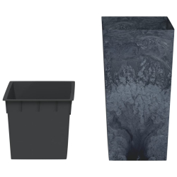 Donica z pojemnikiem wewnętrznym, antracyt, 21/49 L, beton PP