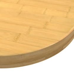 Blat do stołu, Ø60x4 cm, bambusowy