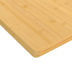 Blat do stołu, 40x40x2,5 cm, bambusowy