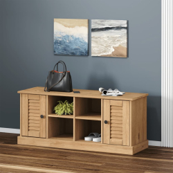 Szafka na buty VIGO, 106x35x40 cm, lite drewno sosnowe