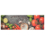Dywanik kuchenny, wzór w warzywa, 60x180 cm, aksamit