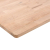 Kwadratowy blat do stolika, 60x60x1,5 cm, surowe drewno dębowe