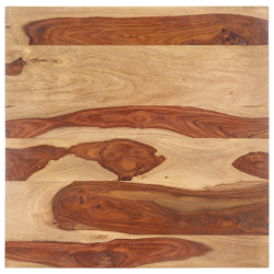 Blat stołu, lite drewno sheesham, 25-27 mm, 70x70 cm