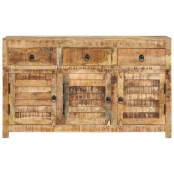Szafka, 110x30x65 cm, lite drewno mango