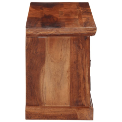 Szafka pod TV z drzwiczkami, 112x30x40 cm, lite drewno akacjowe