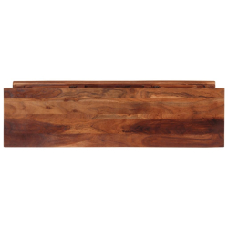 Szafka pod TV z drzwiczkami, 112x30x40 cm, lite drewno akacjowe
