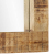 Lustro, 70x50 cm, lite drewno mango i szkło