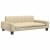 Sofa dla dzieci, kremowa, 90x53x30 cm, obita tkaniną