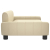 Sofa dla dzieci, kremowa, 90x53x30 cm, obita tkaniną