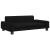 Sofa dla dzieci, czarna, 90x53x30 cm, obita tkaniną
