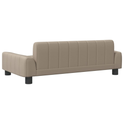Sofa dla dzieci, cappuccino, 90x53x30 cm, sztuczna skóra