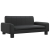 Sofa dla dzieci, czarna, 70x45x30 cm, sztuczna skóra