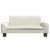 Sofa dla dzieci, kremowa, 70x45x30 cm, sztuczna skóra