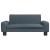 Sofa dla dzieci, ciemnoszara, 70x45x30 cm, obita tkaniną