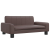 Sofa dla dzieci, brązowa, 70x45x30 cm, sztuczna skóra